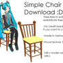 MMD-Simple Chair Download