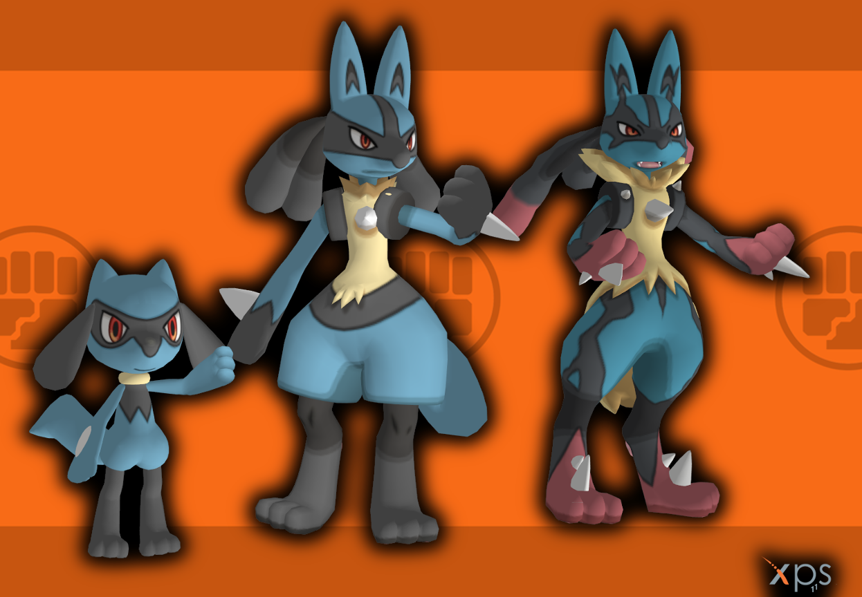 Shiny Redesign of Riolu and Lucario : r/MandJTV