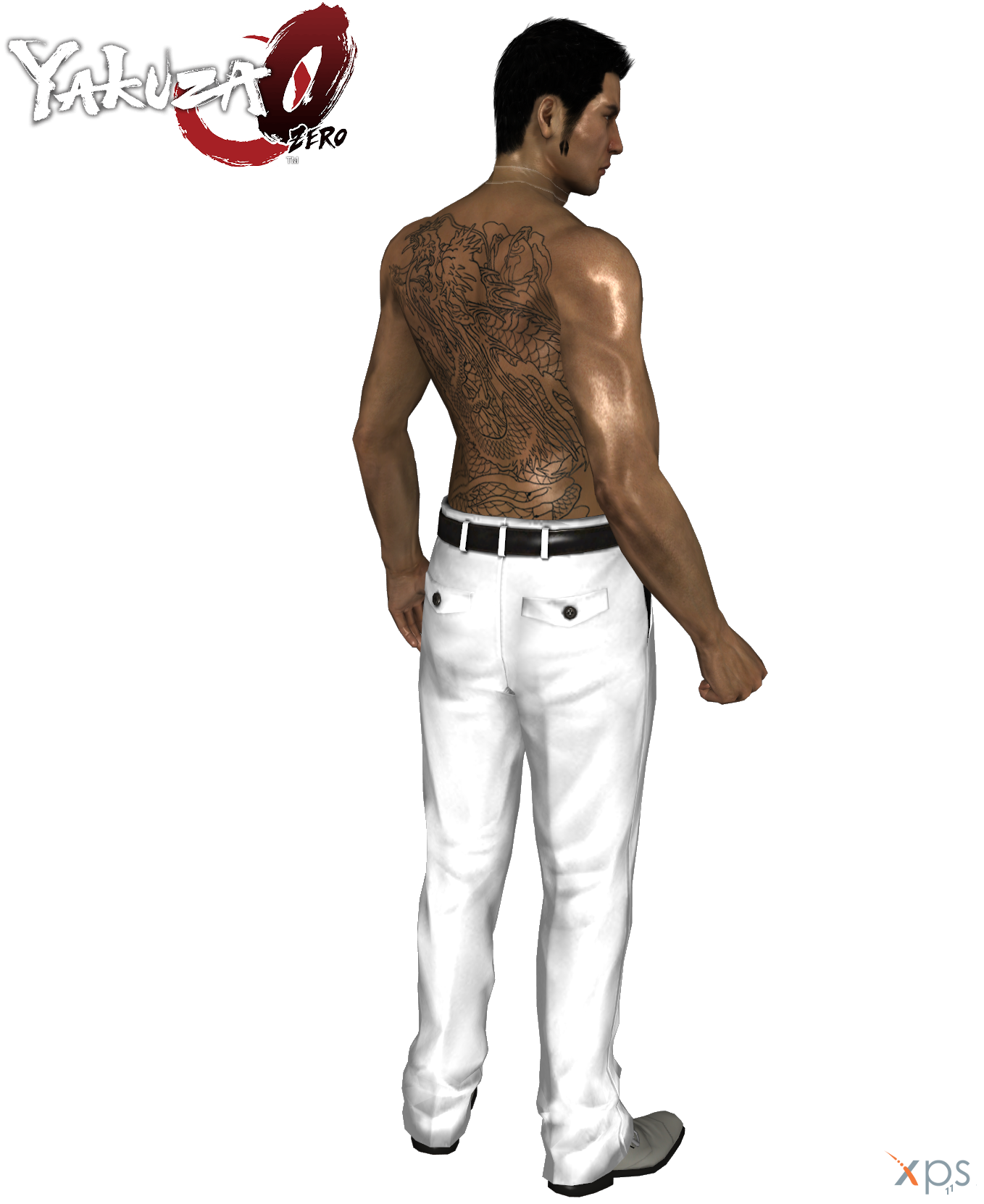 Yakuza 0 - Kazuma Kiryu (Shirtltess) by LorisC93 on DeviantArt
