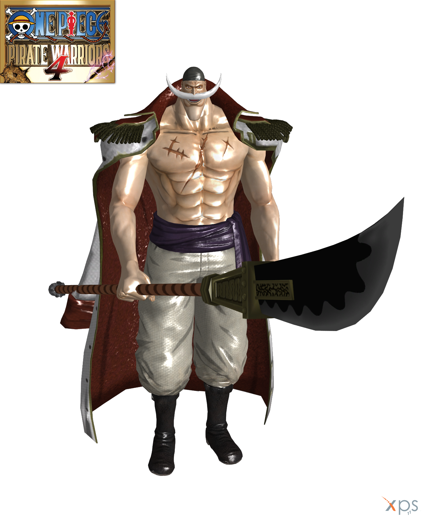 Whitebeards Bisento - 3D model by ctrlaltffour (@ctrlaltffour) [ee23e7d]