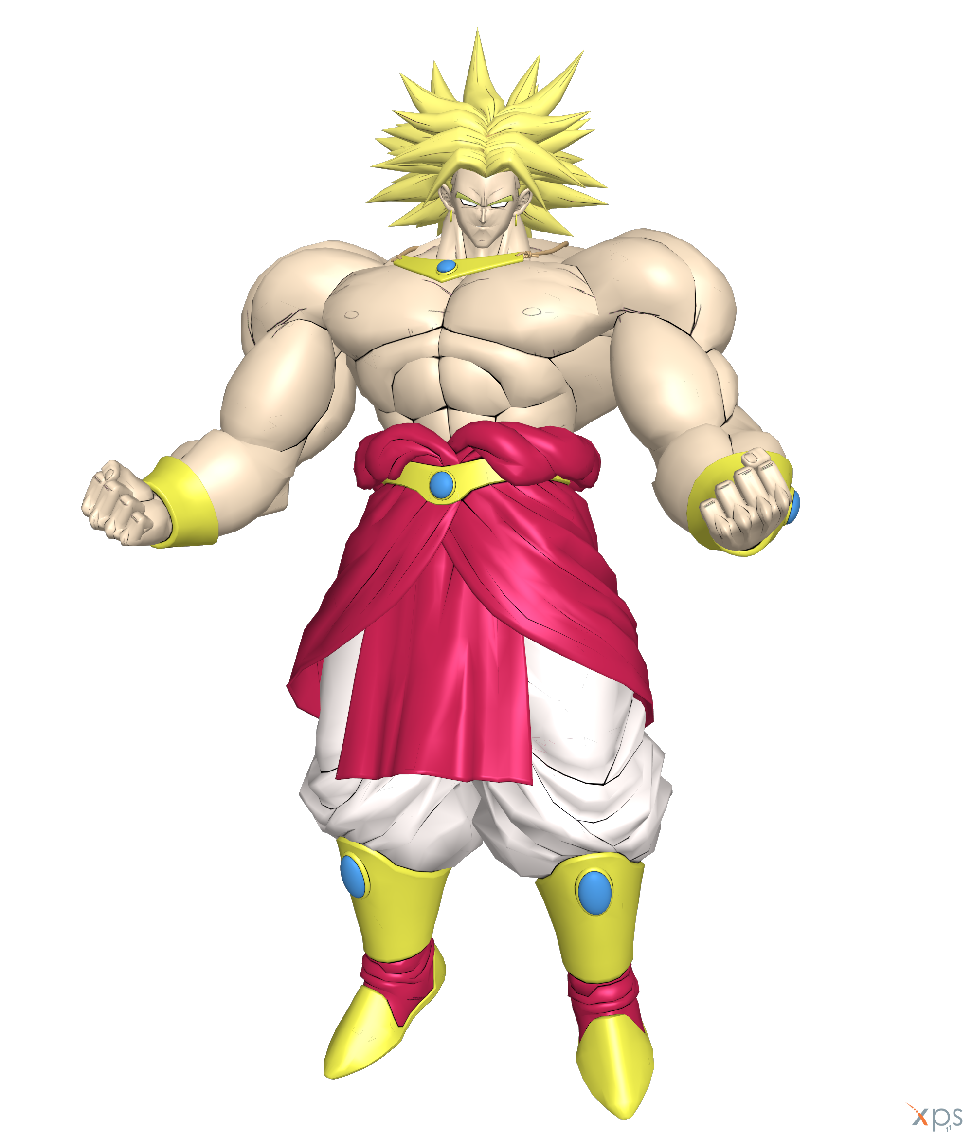 Broly LSSJ (3) Render by LUISHATAKEUCHIHA on DeviantArt