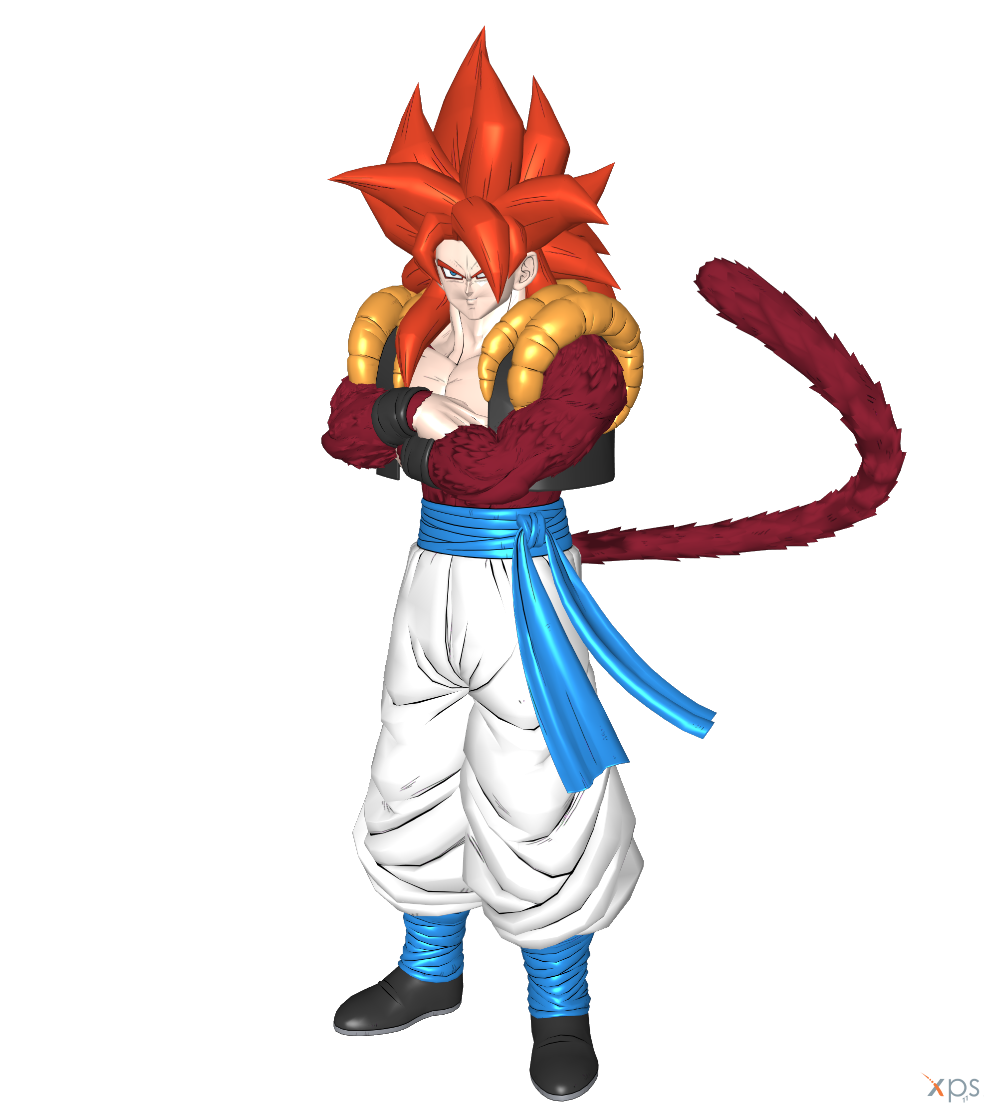 Gogeta SSJ4 render (HD)[FighterZ] by Maxiuchiha22 on DeviantArt