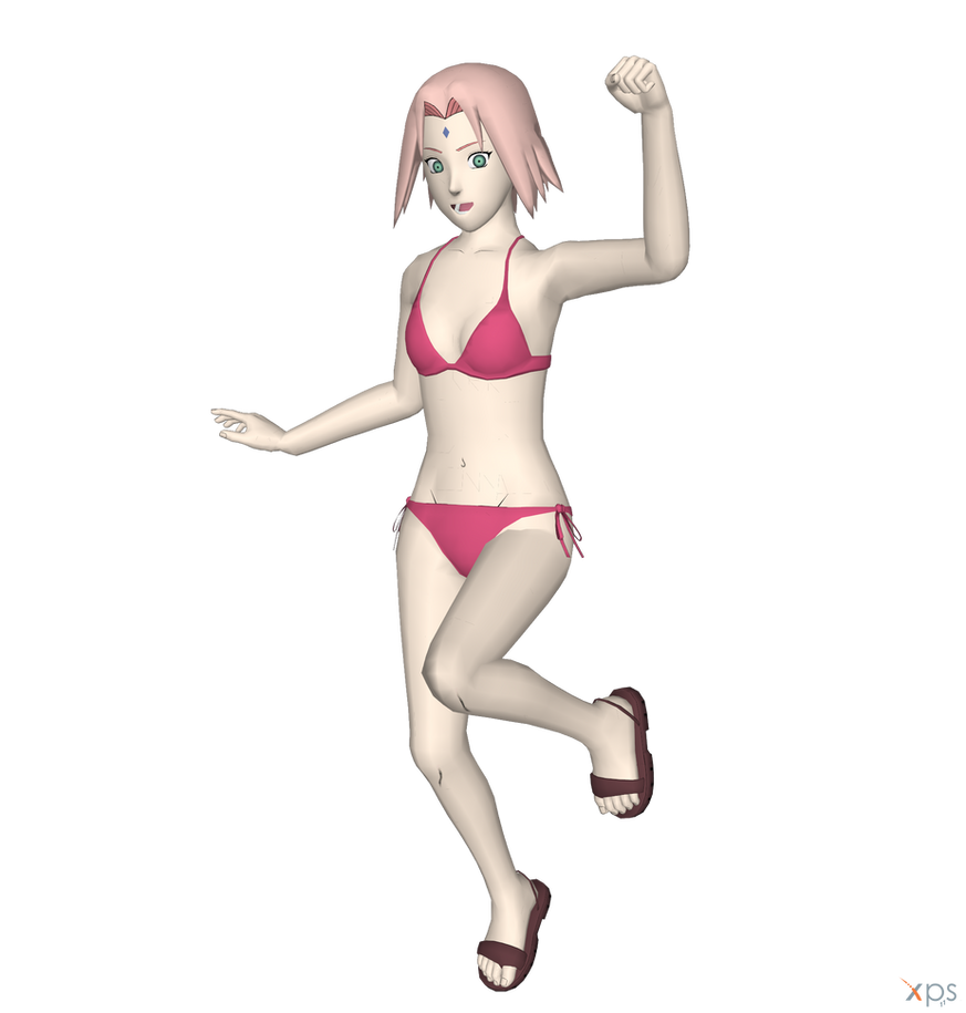 NSUNS4 - Sakura Haruno (Swimsuit) by LorisC93 on DeviantArt