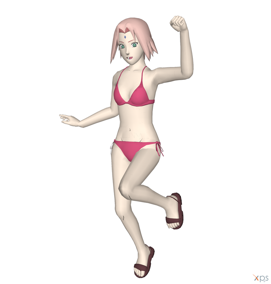 Sakura haruno in a bikini