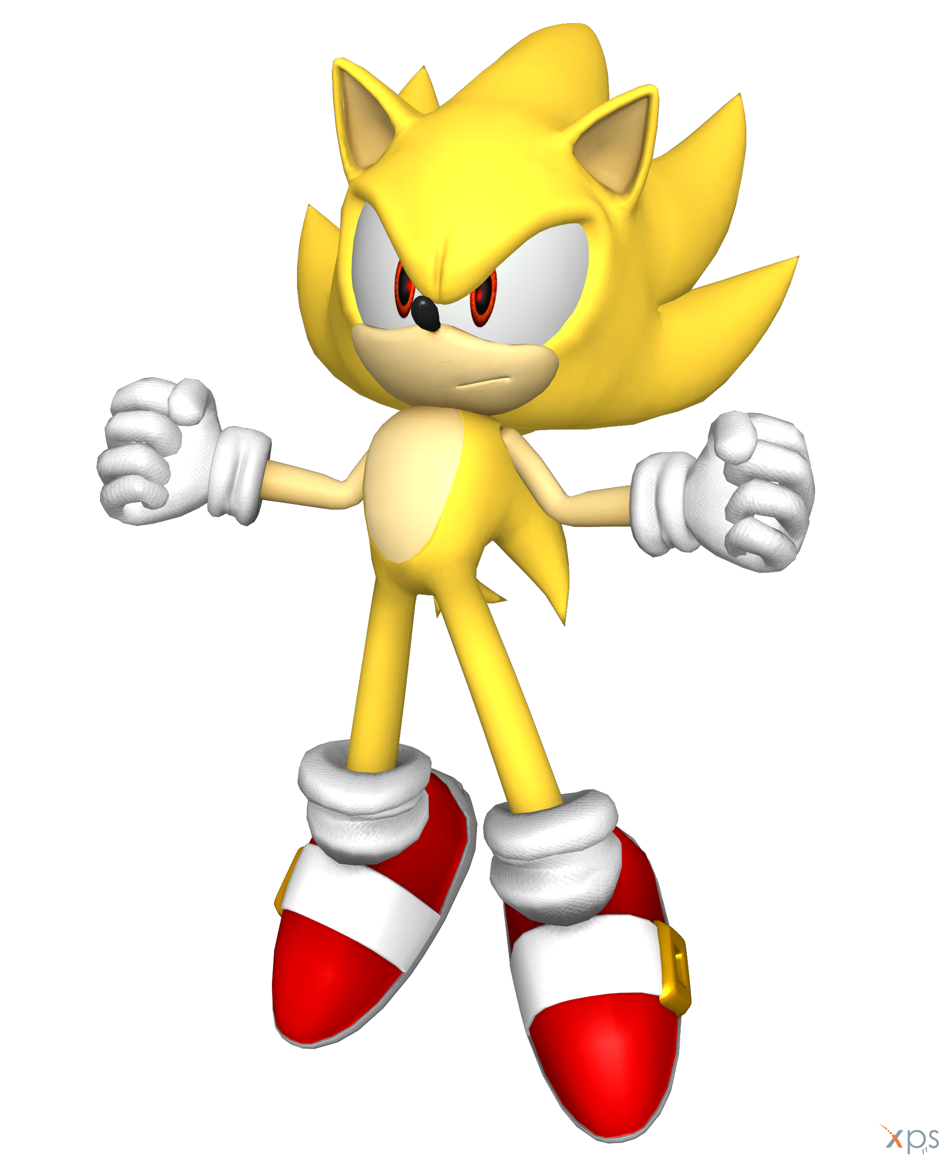 Modern Hyper Sonic (XNALara Model) by BrutalSurge402X on DeviantArt