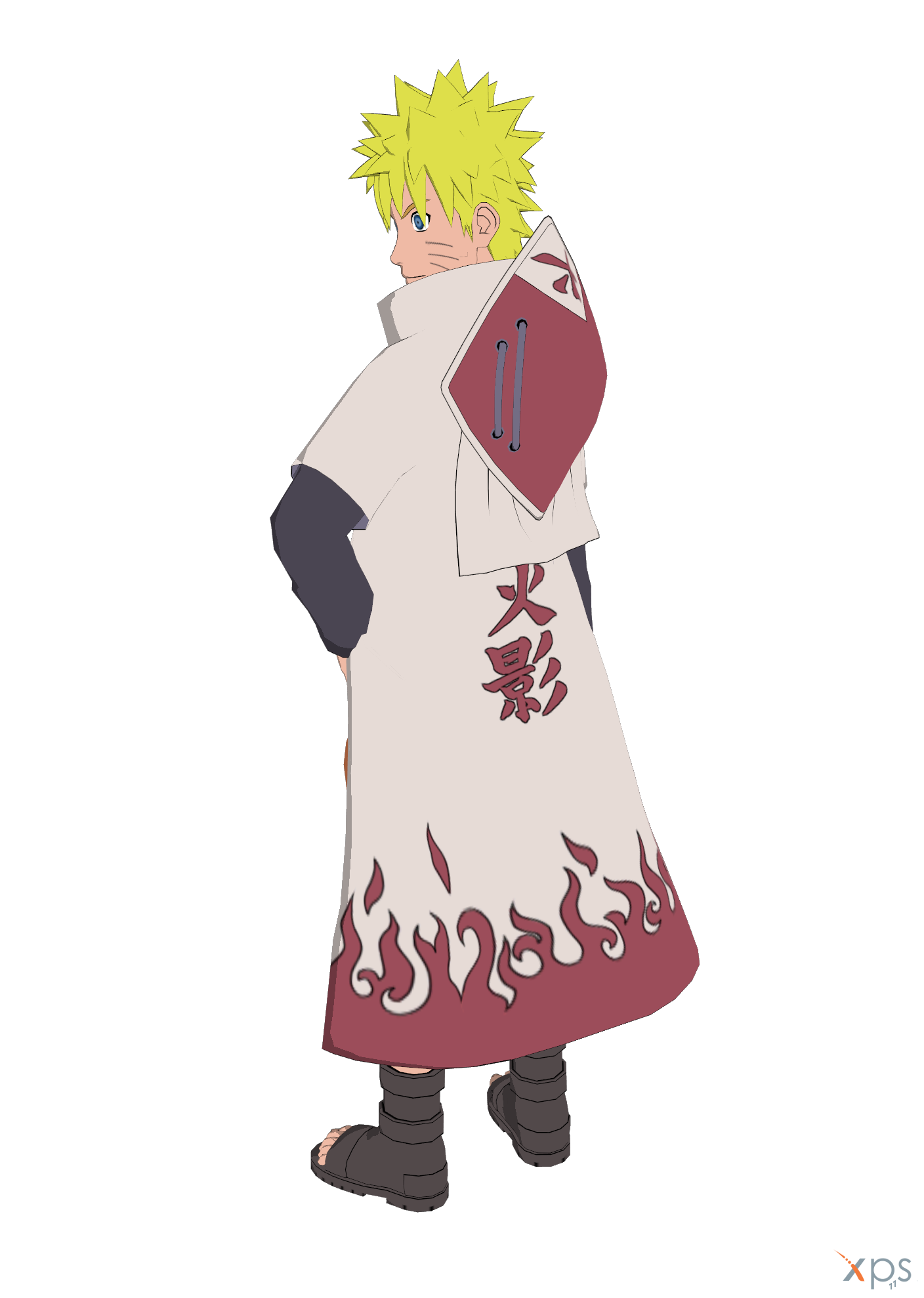 Naruto Uzumaki (Hokage Cloak) by LorisC93 on DeviantArt