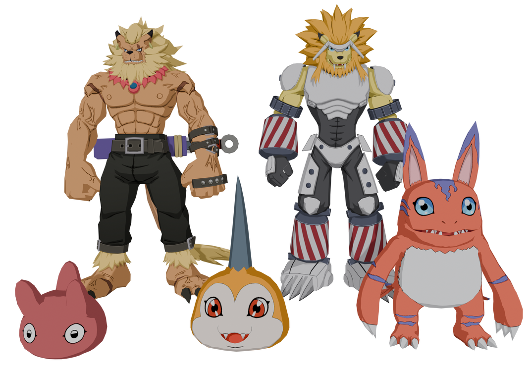GrepLeomon evolution line by LorisC93 on DeviantArt