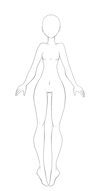 Free Female Line Art By Epic Soldier On Deviantart