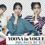 YOONA VOGUE MAGAZINE PNG PACK 2016 By soshistars