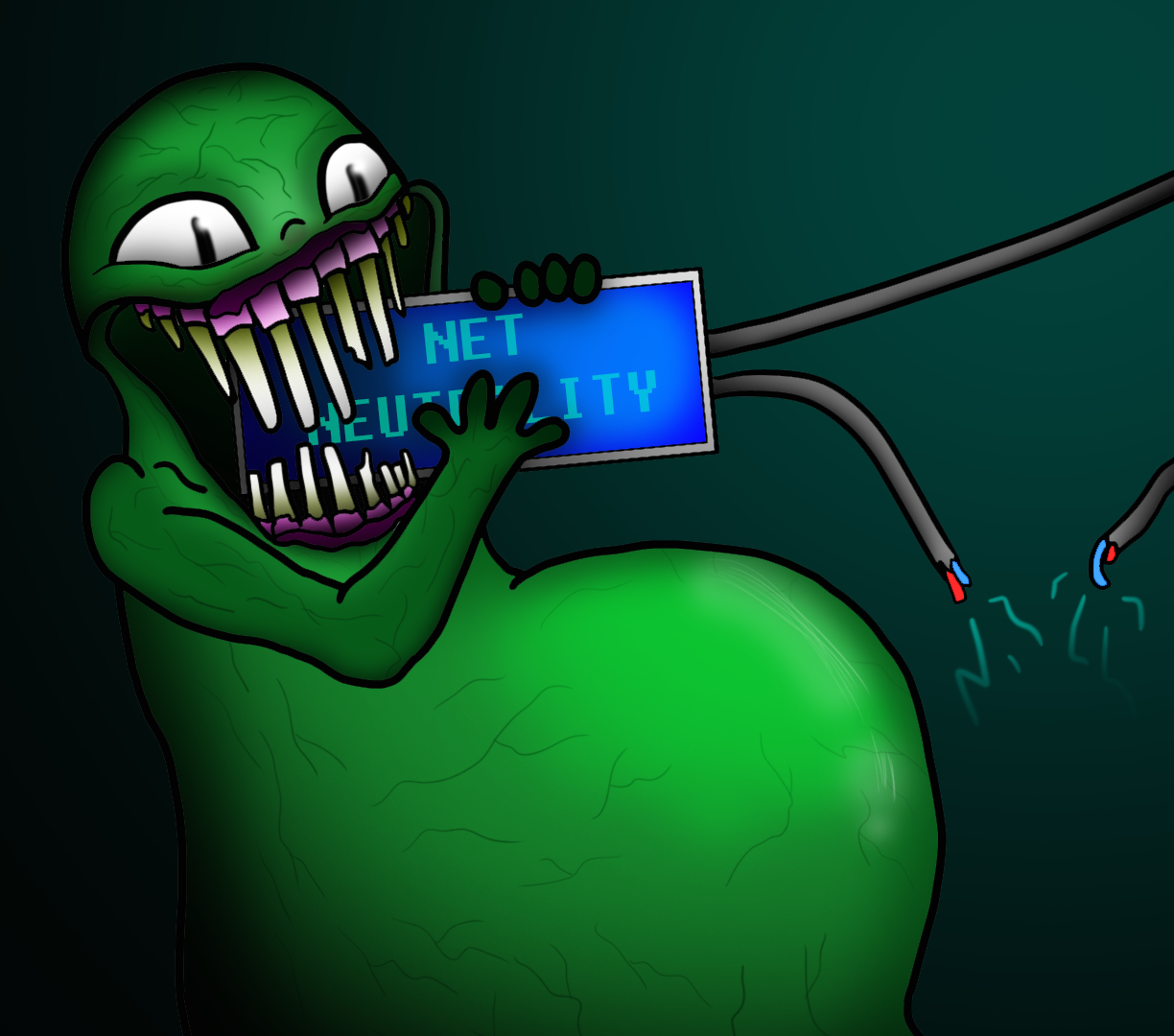 Give me that internet! by darksack100 on DeviantArt