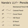 Nanda's Real Pencil Brushes for Photoshop