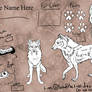 Free Wolf Reference Sheet Lines