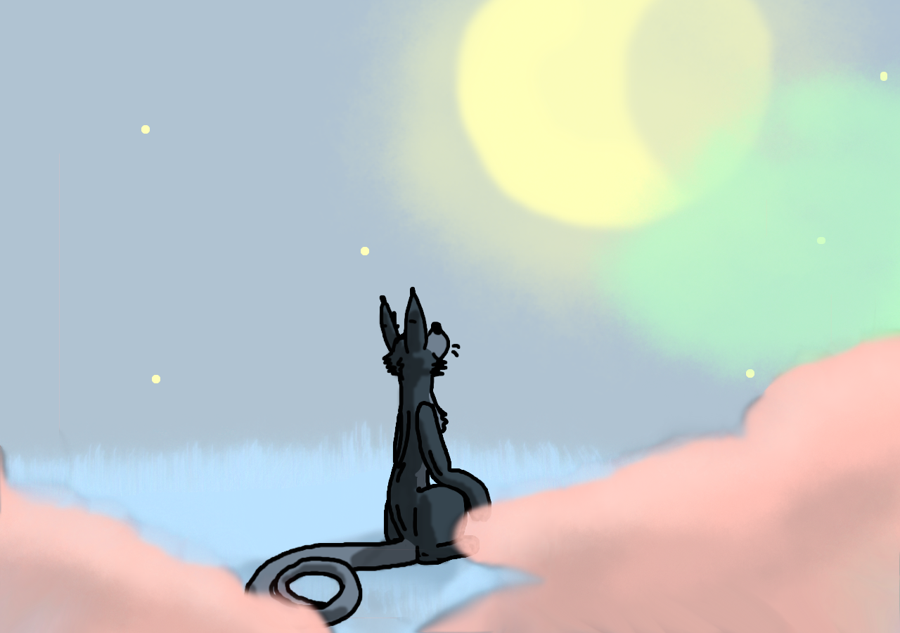 Peach Moon by KittenMonster25 on DeviantArt