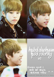 PSD Coloring ~ HPBD my Daehyunnie