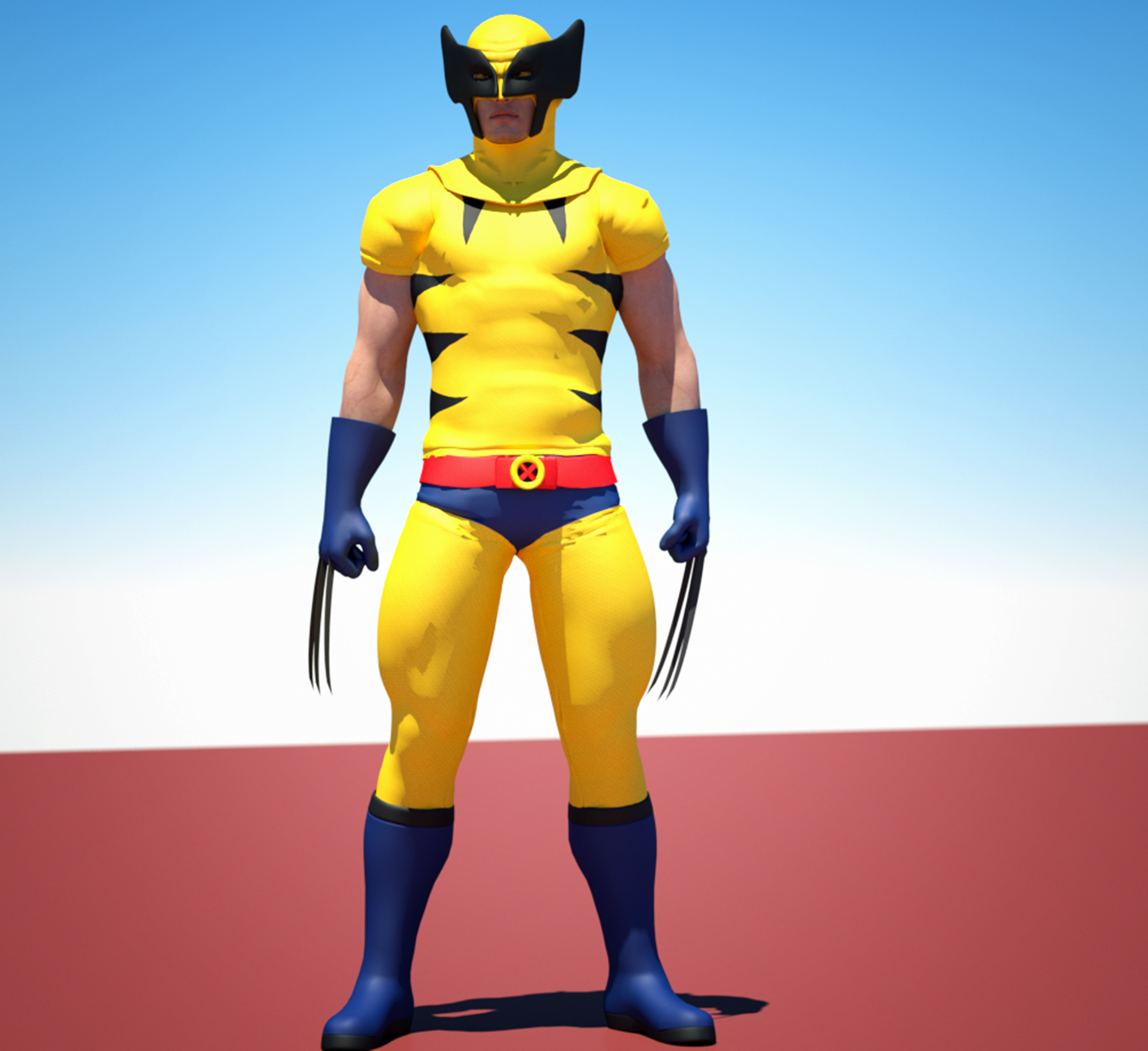 Wolverine textures 4 Goldenage suit