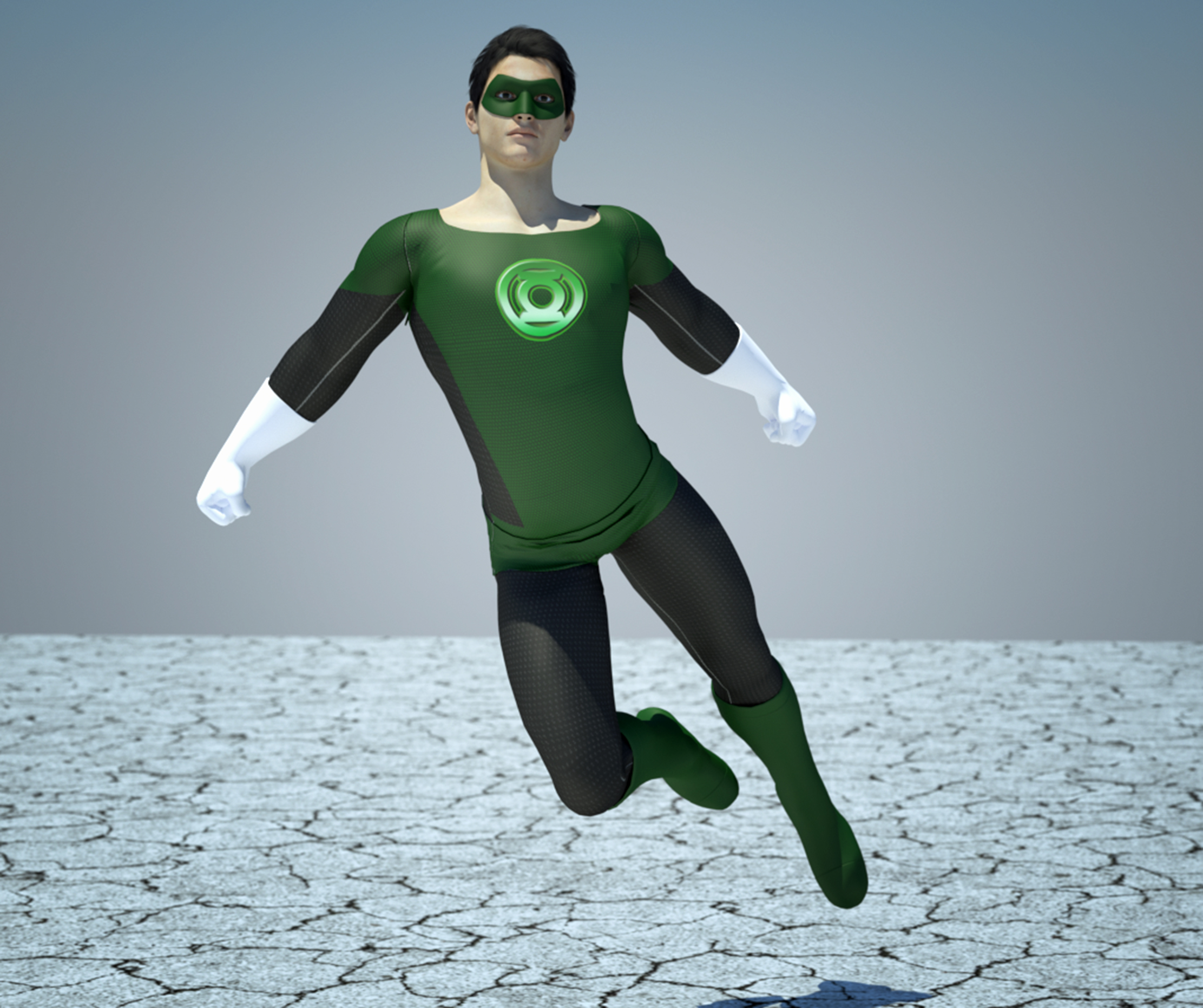 Green Lantern texture 4 Goldenage suit