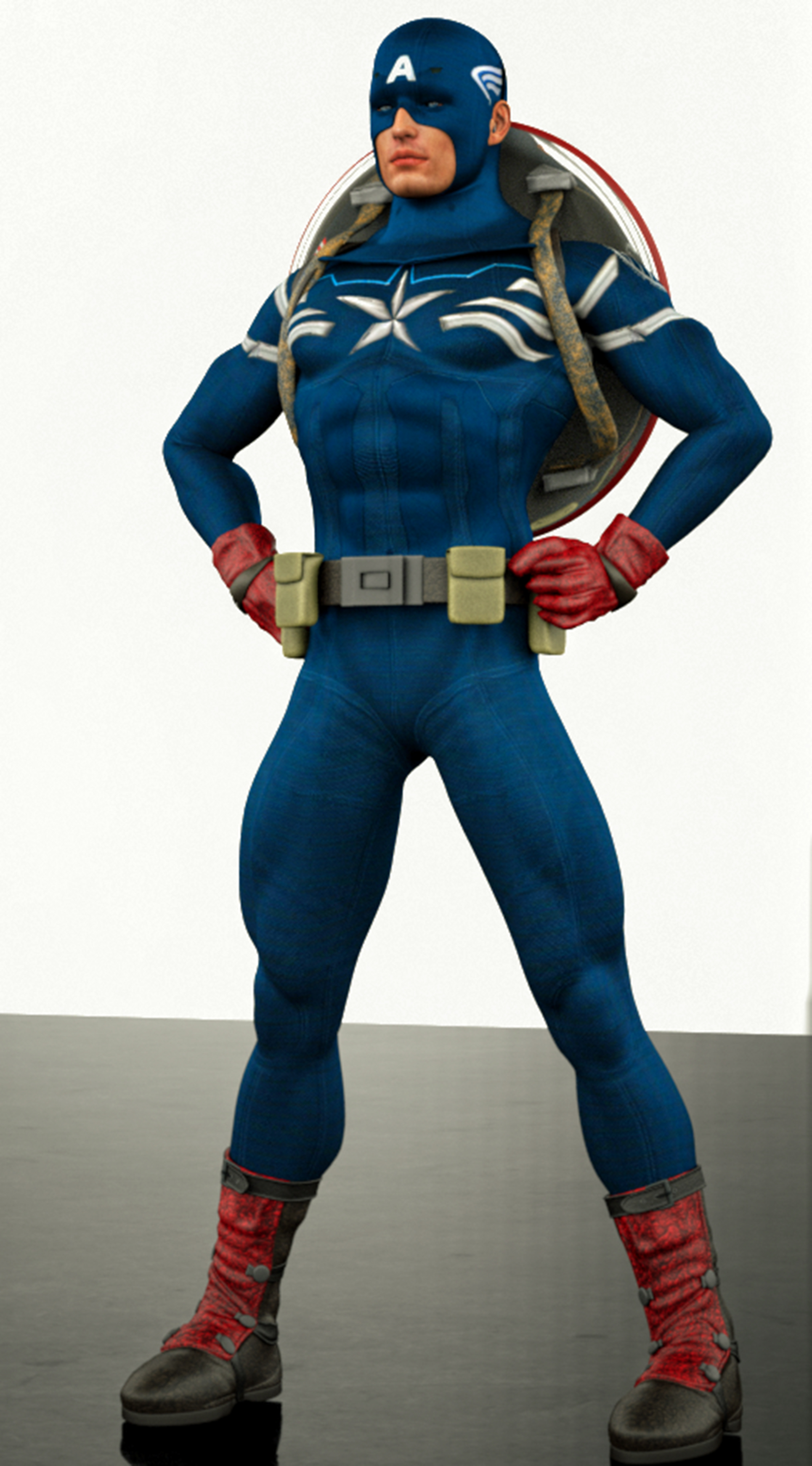 Captain america 2nd skin textures for M4