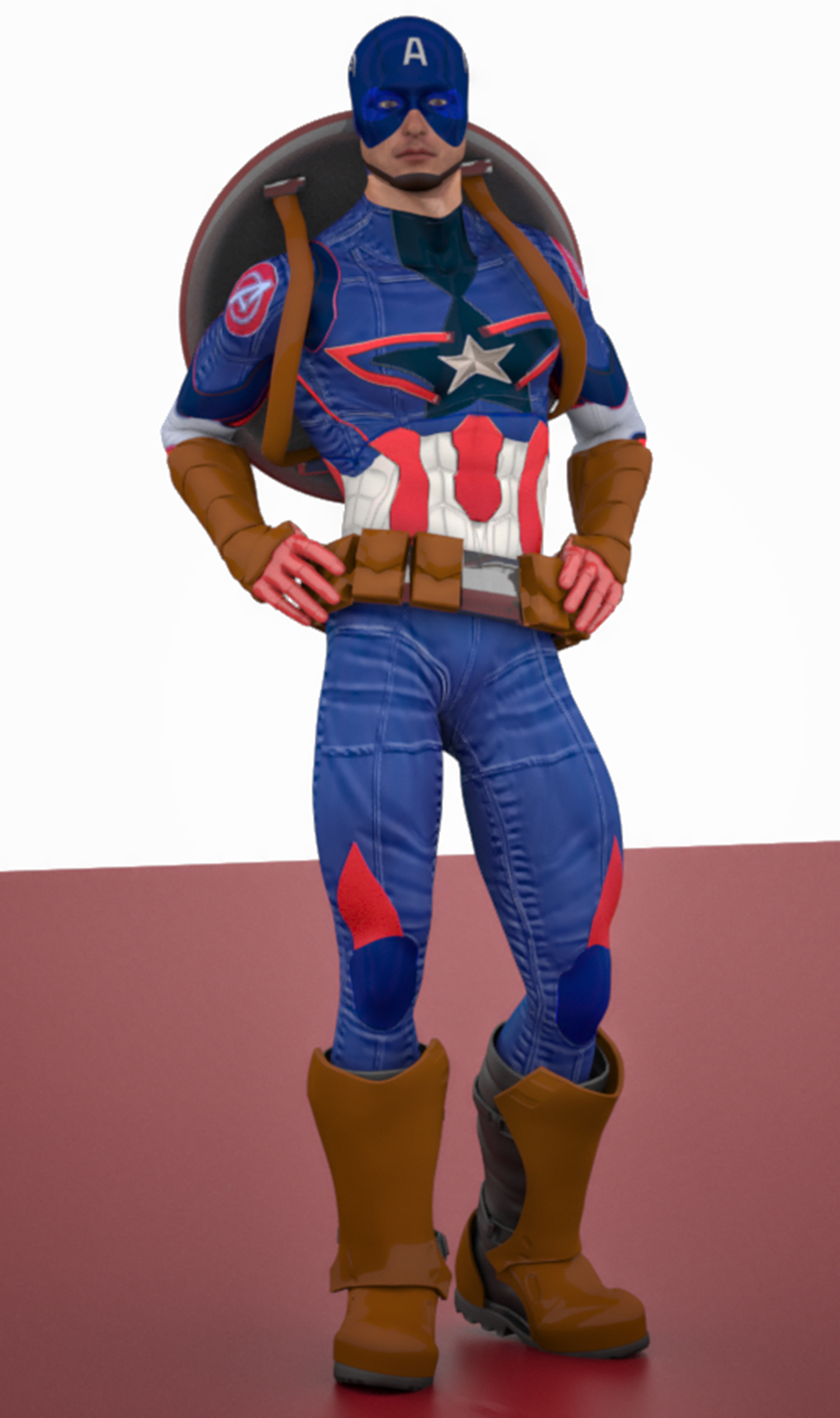 Cap America age of ultron 2nd skin textures for M4