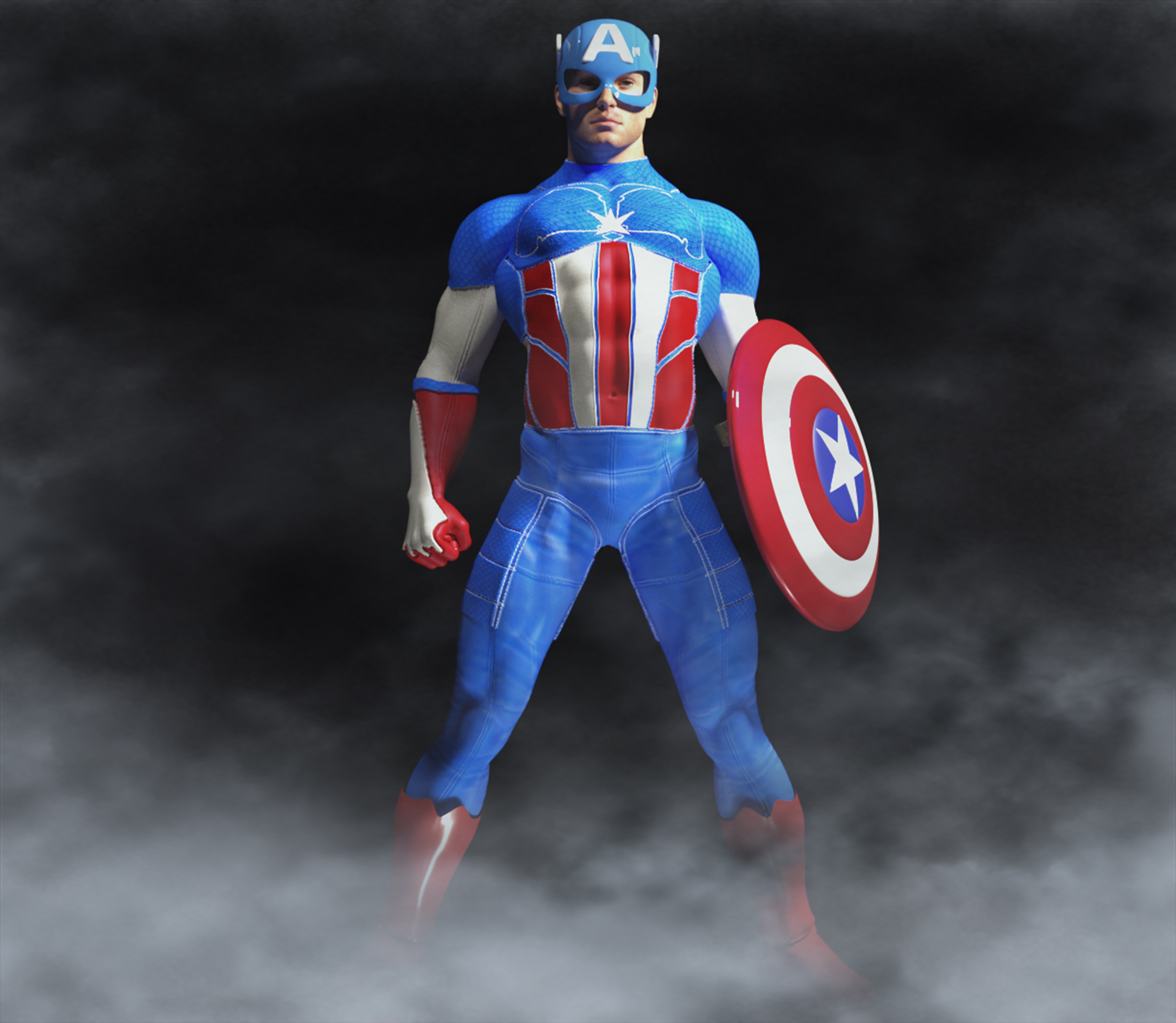 Captain America 2017 2nd skin textures for M4