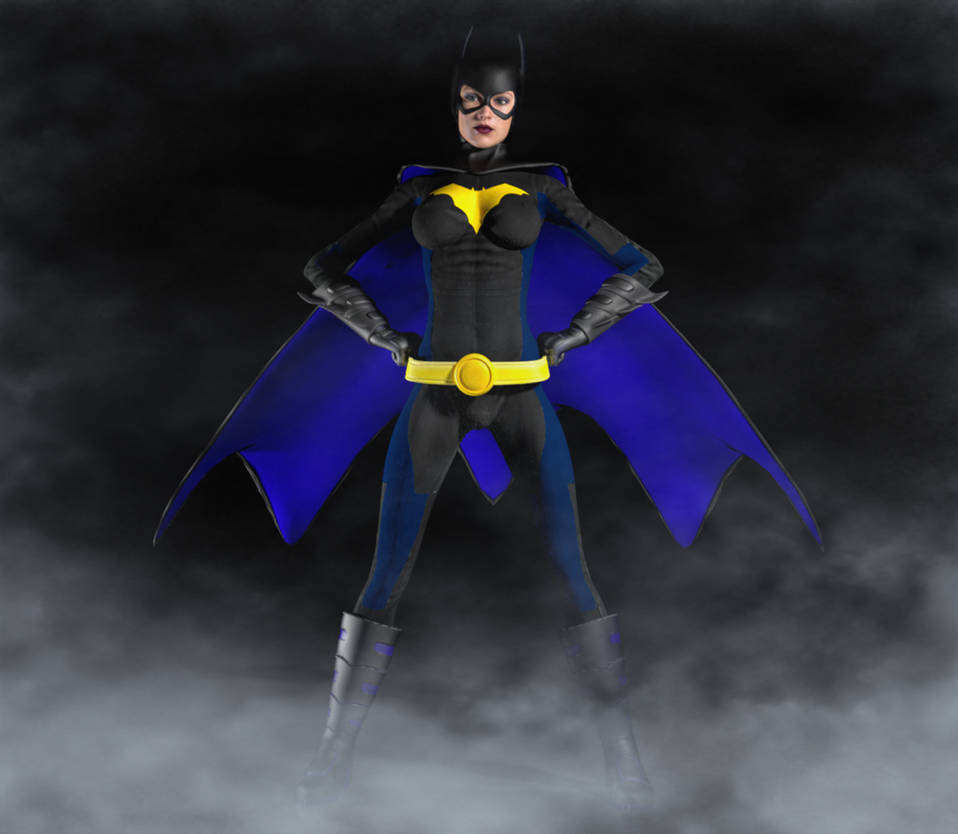 Batgirl 2nd skin textures for V4 by hiram67 on DeviantArt