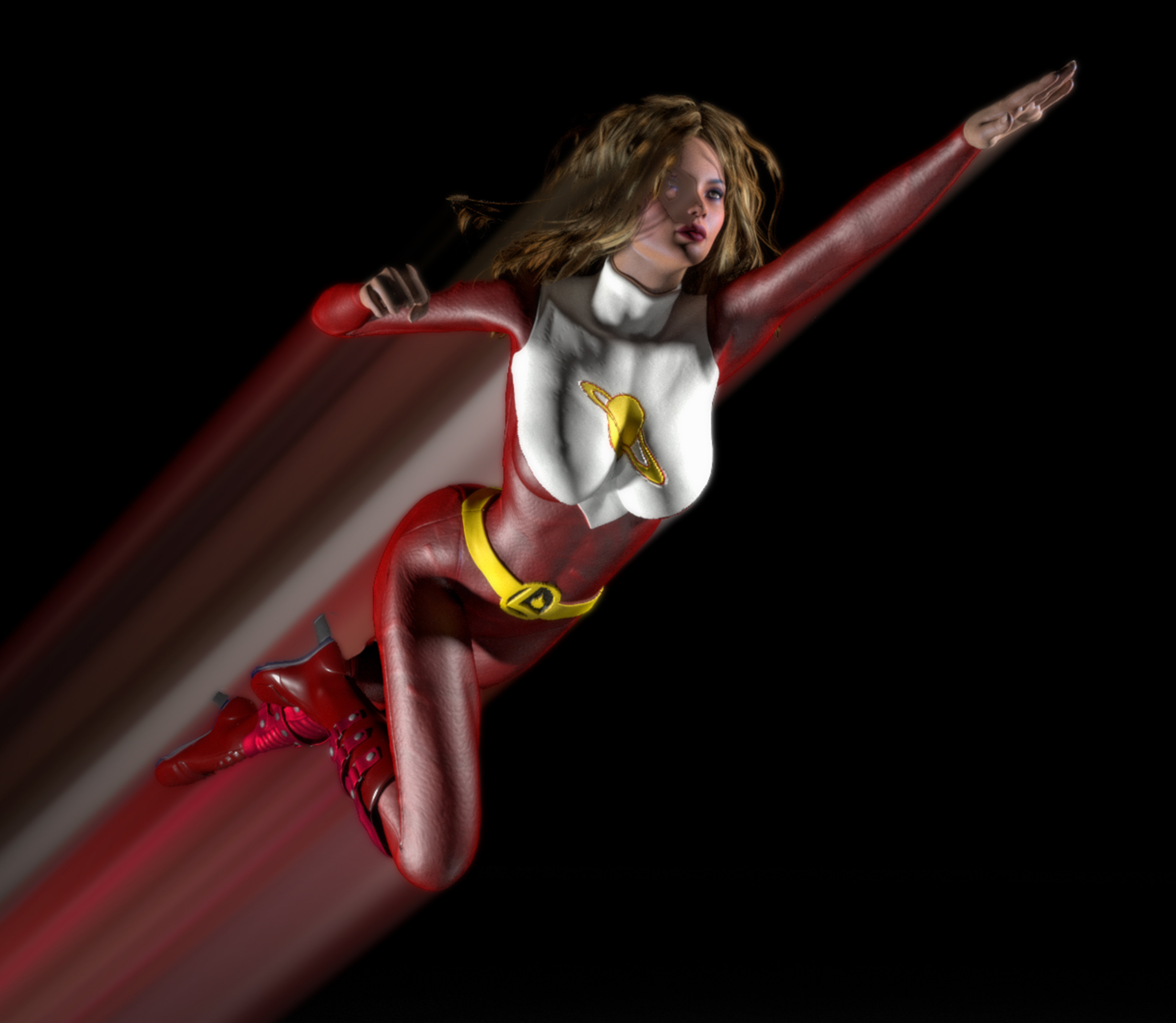 Saturn Girl textures for Daz3d V4 Bodysuit