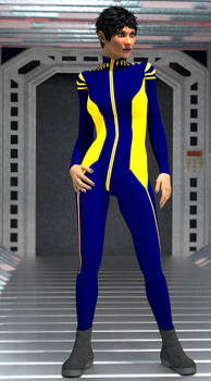 Star trek discovery textures for V4 Daz3d bodysuit