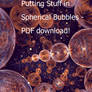 Putting Stuff in Spherical Bubbles