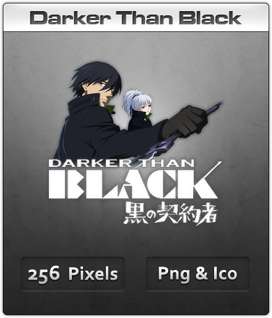 Anime Icon Pack , Darker than Black transparent background PNG