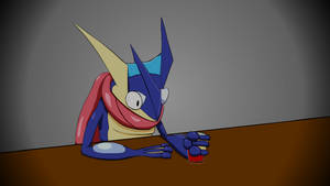 Greninja's Contemplation