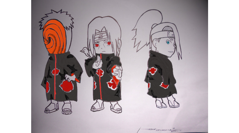 Akatsuki colored by mastercartoonist on DeviantArt