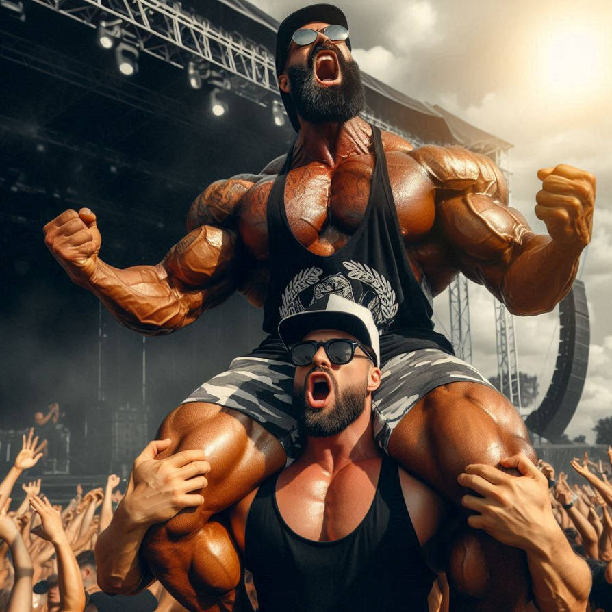 Shoulder ride by JasonMuscleRider on DeviantArt