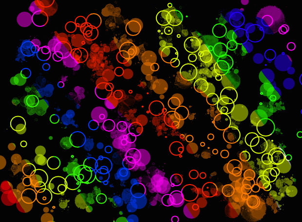 Rainbow Dots by HollyxTrouble on DeviantArt
