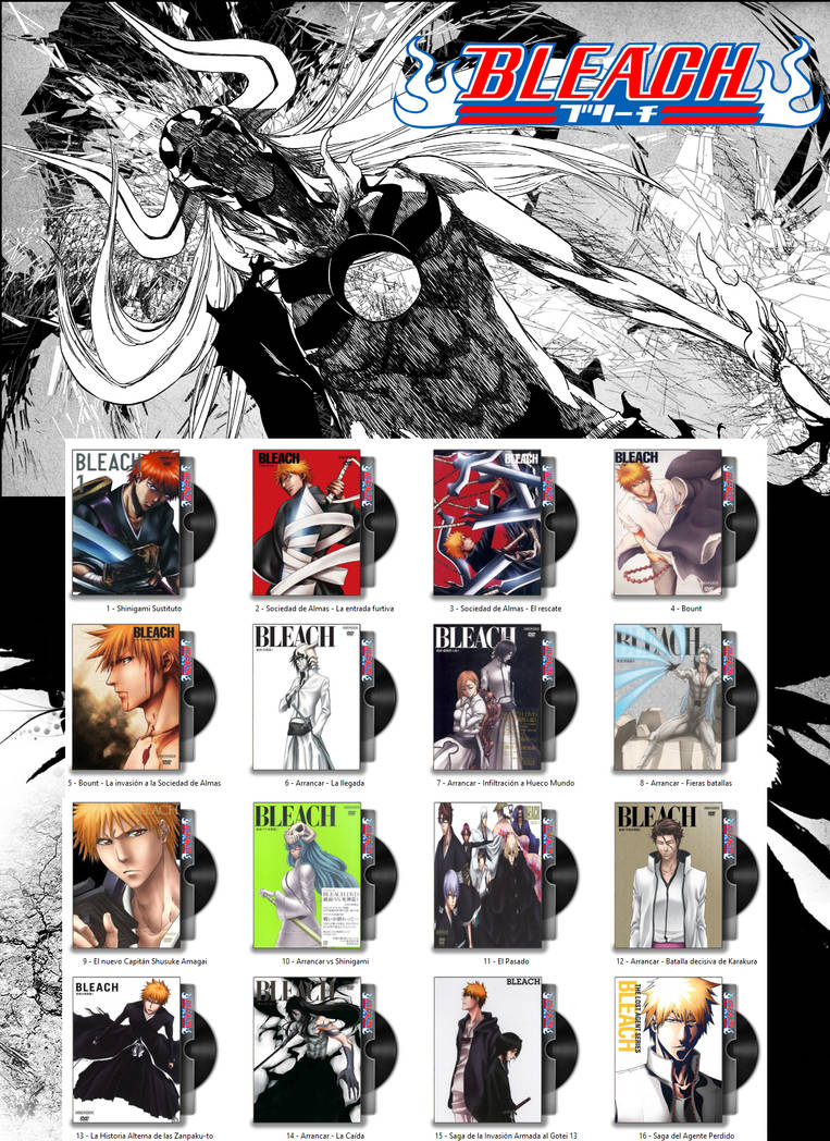 Bleach Complete Seasons Anime Icon Pack by HarunobuMadarame on DeviantArt