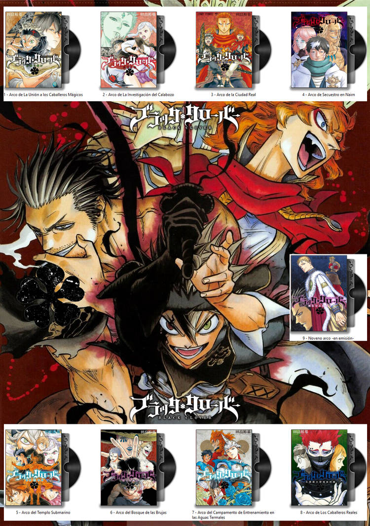 Black Clover Complete Arcs Anime Icon Pack by HarunobuMadarame on