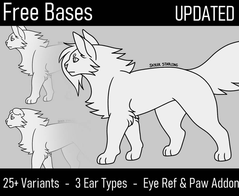 Free To Use Feline Base Pack Updated By Skylerstarling On Deviantart Free To Use Feline Base Pack Updated By Skylerstarling On Deviantart