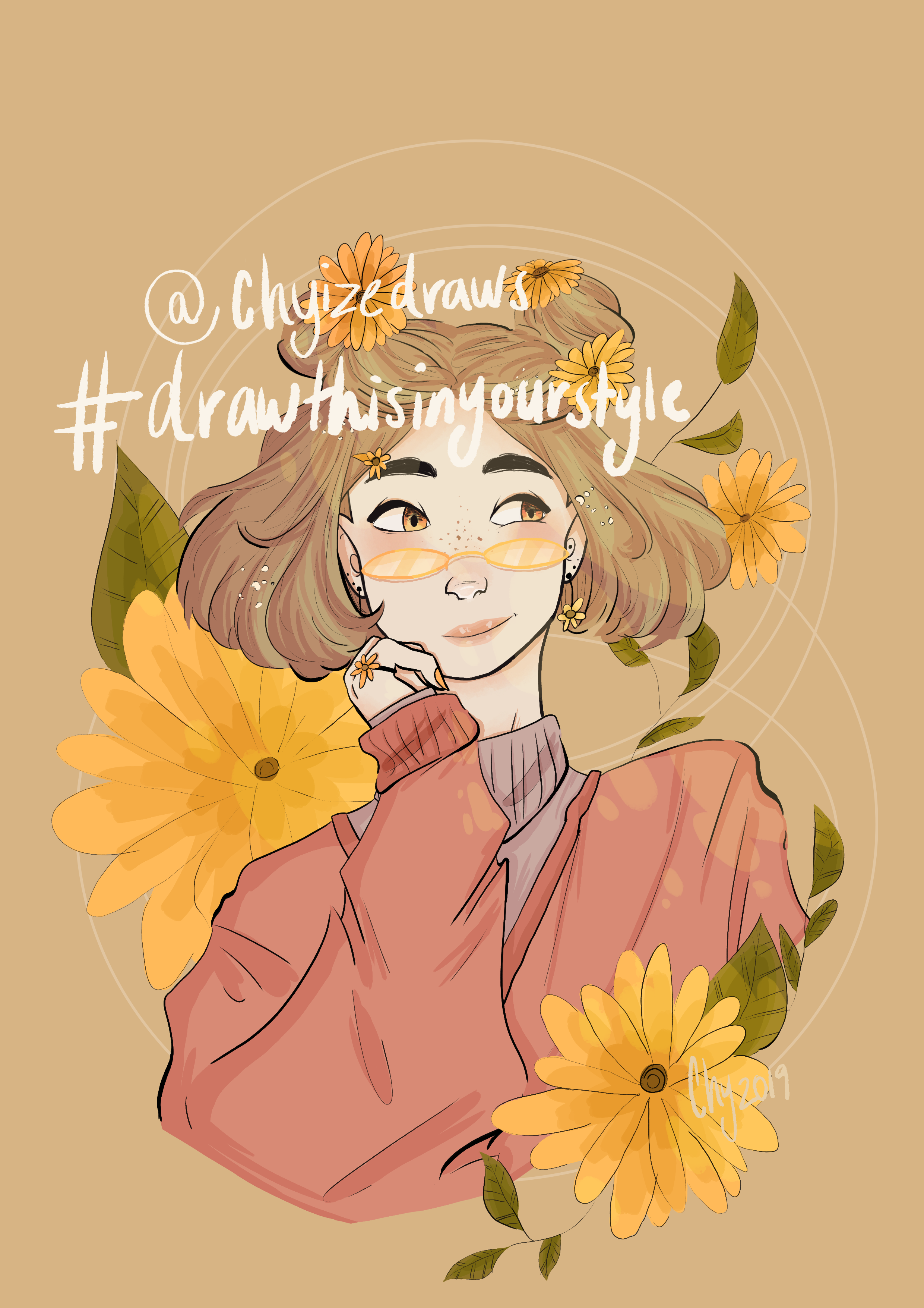 Draw this in your style challenge writing by Chyizedraws on DeviantArt