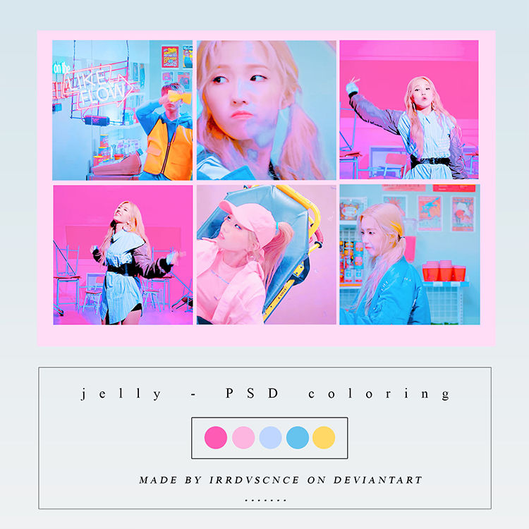 jelly - PSD coloring by irrdvscnce by irrdvscnce on DeviantArt