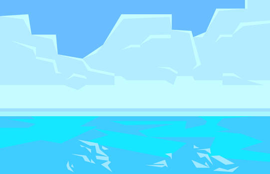 Ocean Background - Illustrator