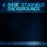 6 basic starfield backgrounds PACK