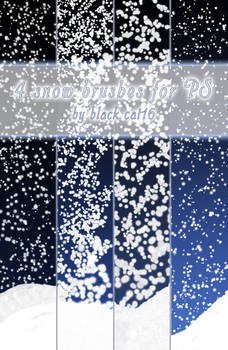 4 snow brushes for PS