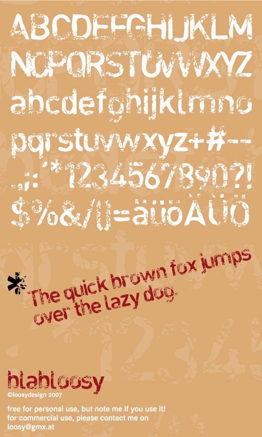 blabloosy-font