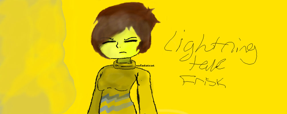 Lightningtale Frisk by safadatart on DeviantArt
