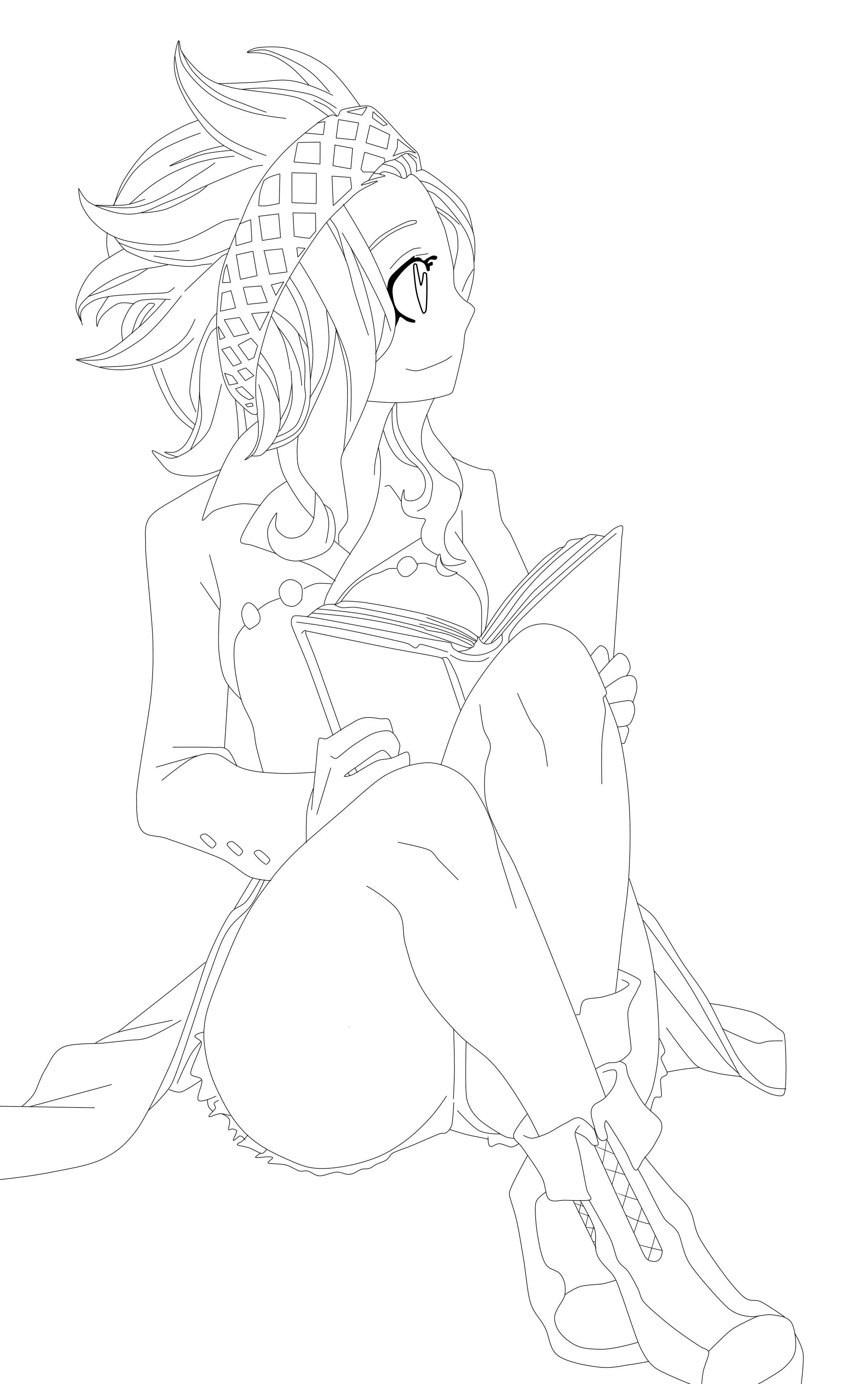 Lineart Reby Fairy Tail 