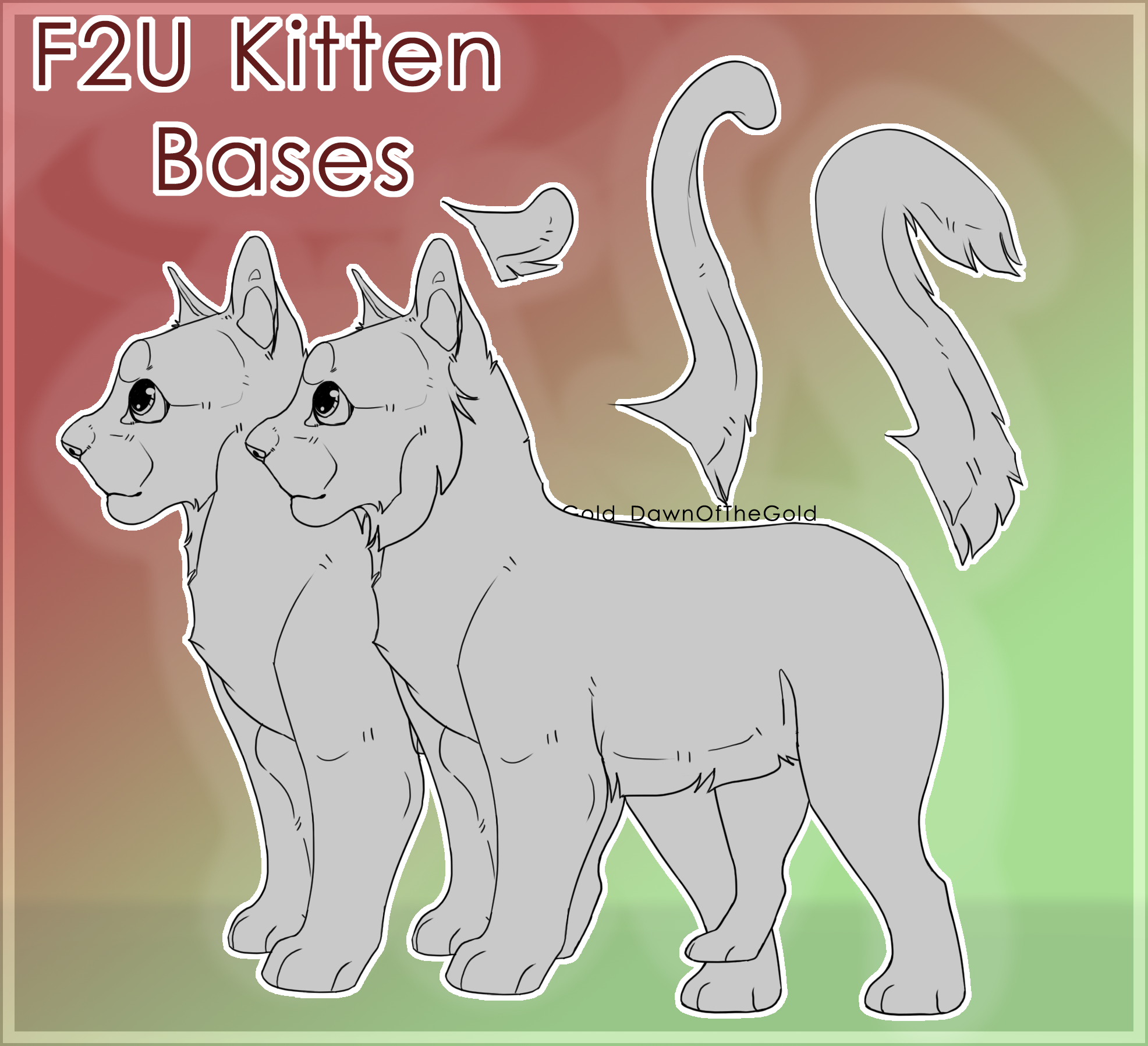 || F2U Kitten Base || by Msmrmastermind on DeviantArt