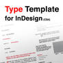 Type Template for InDesign