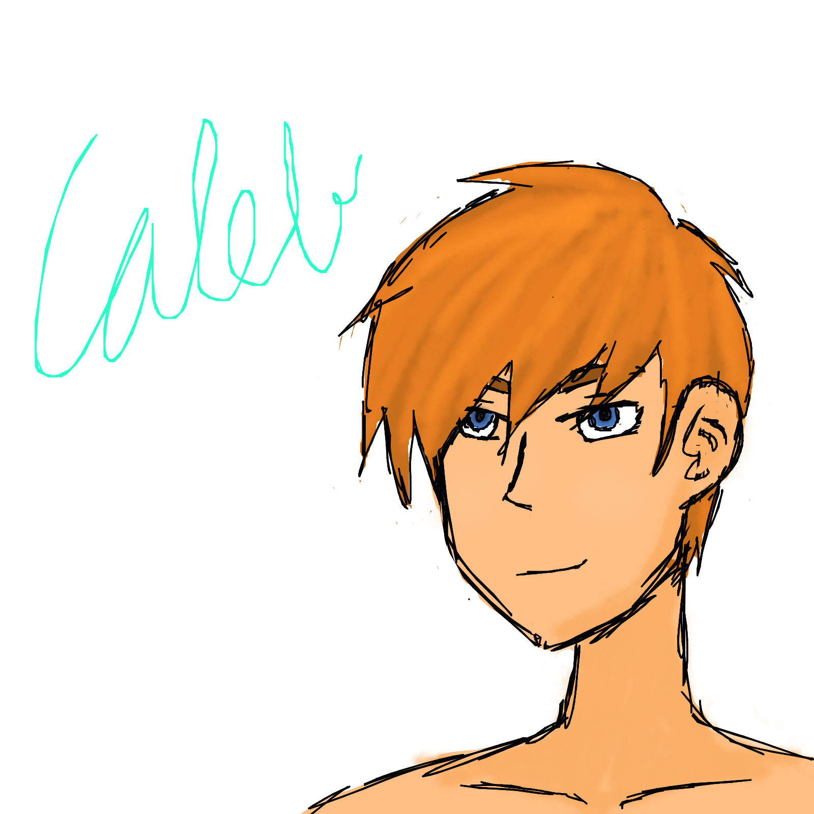 Sketch of Caleb