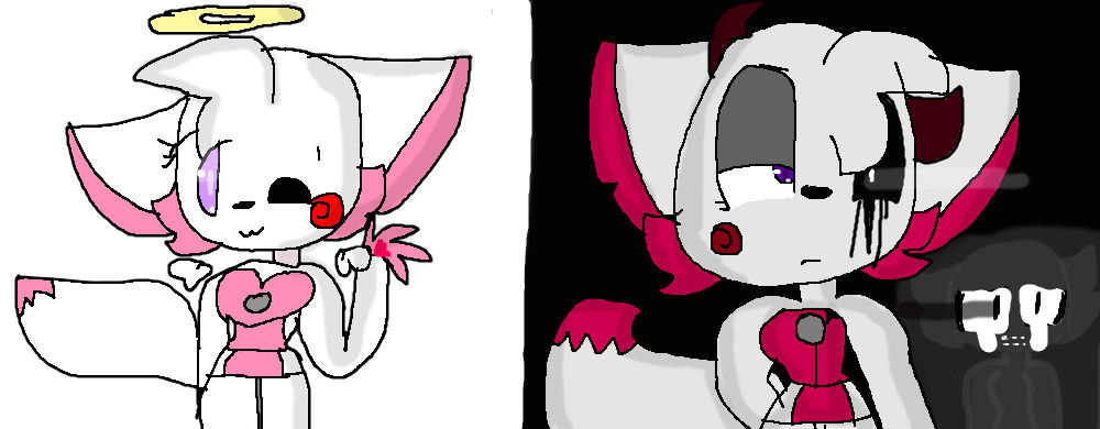 the angel and the demon by FuntimeR0xy on DeviantArt