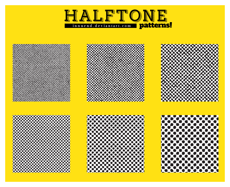 Halftone patterns