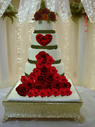 Irania and Steven's Wedding Cake