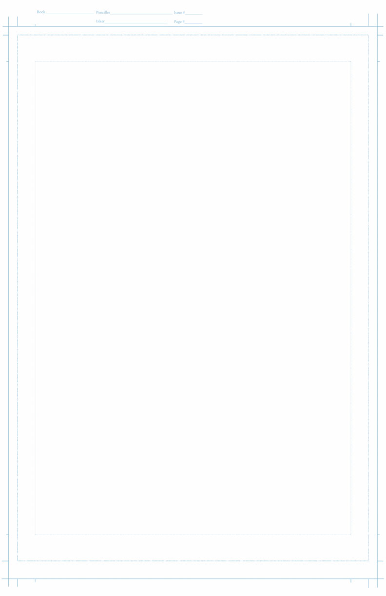 Comic page template